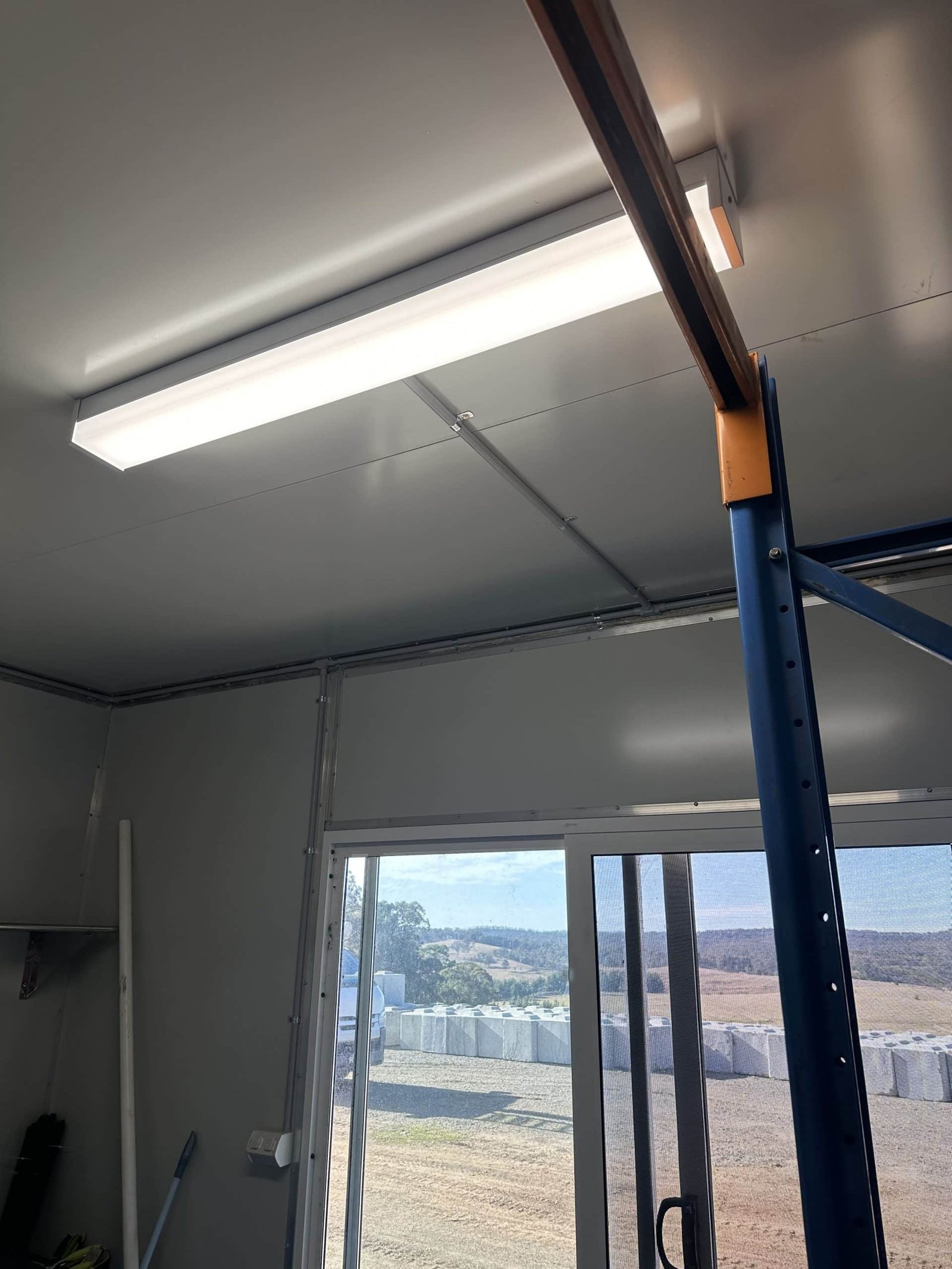 lighting installation on ceiling kitchen job 4